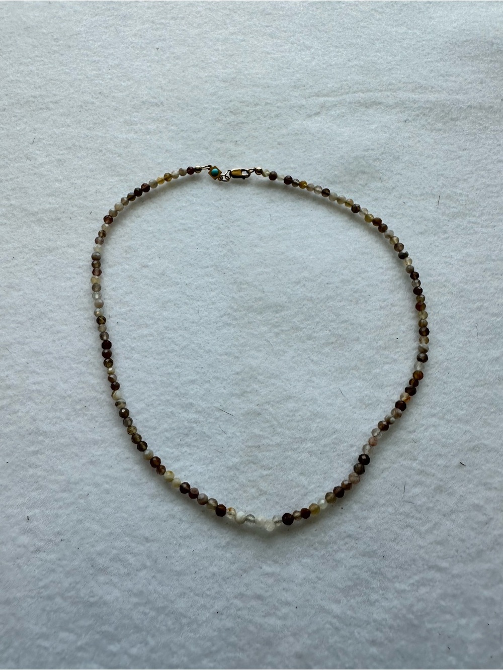 enewton 14k Gold Filled Faceted Gemstone Beaded Choker Necklace